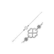 Gumush BR0460177 Taşlı Gümüş Bileklik