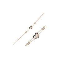 Gumush BR0460282 Rose Kalpli Kelebek Gümüş Kadın Bileklik