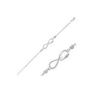 Gumush BR0460390 Sonsuzluk Canım Yazılı Gümüş Kadın Bileklik