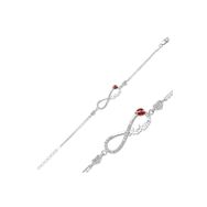 Gumush BR0460399 Sonsuzluk Annem Benim Gümüş Bileklik
