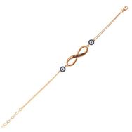 Gumush BR0460457 Nazarlı Sonsuzluk Aşkım Gümüş Bileklik
