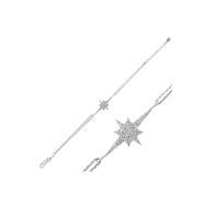 Gumush BR0460542 Kutup Yıldızı Gümüş Kadın Bileklik