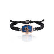 Gumush BR0460570 Tuğralı Makrome Gümüş Erkek Bileklik