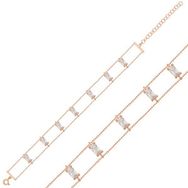 Gumush BR0460644 Baget Taşlı Gümüş Kadın Bileklik