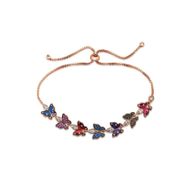 Gumush BR0460669 Lacivert Kelebek Asansör Gümüş Bileklik