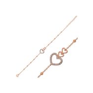 Gumush BR0460688 Dorissa Üç Kalp Gümüş Bileklik