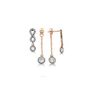 Gumush EA1160017 Gümüş Zincirli Sonsuzluk Bayan Küpe