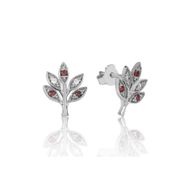 Gumush EA1160104 Gümüş Sevgi Dalı Çivili Küpe