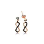 Gumush EA1160116 Gümüş Sonsuzluk Çivili Küpe