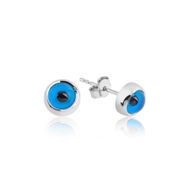Gumush EA1160143 Gümüş Çivili Nazar Küpe