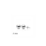Gumush EA1160221 4 mm Gümüş Top Küpe