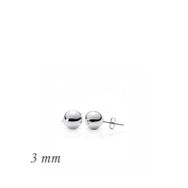 Gumush EA1160222 3 mm Gümüş Top Küpe