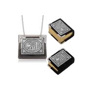Gumush KR2550067 Gümüş Zincirli Küçük Kur’anı-ı Kerim