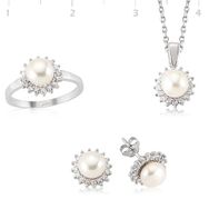 Gumush SET101105 Taşlı Gümüş Set