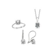 Gumush SET101139 Taşlı Gümüş Set