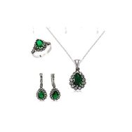 Gumush ST0470525 Taşlı Gümüş Set