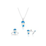 Gumush ST1160015 Pepee Çocuk Gümüş Set