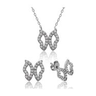 Gumush ST1160101 Kelebek Kadın Gümüş Set