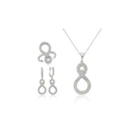 Gumush ST2610041 Sonsuzluk Kadın Gümüş Set