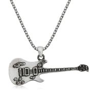 Gumush T3851 ​Gümüş Gitar Erkek Kolye