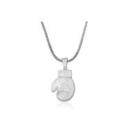Gumush T3859 Boks Eldiveni Erkek Gümüş Kolye