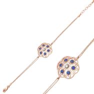 Gumush ​T3974 Gümüş Rose Yaşam Çiçeği Bileklik