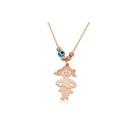 Gumush T4119 Kız Çocuğu Gümüş Kadın Kolye