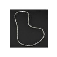 Gumush T4631 3 mm Köşeli Gümüş Kral Zincir