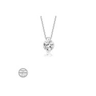 Gumush T5883 Swarovski Taşlı Tektaş Gümüş Kadın Kolye