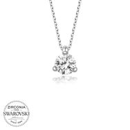 Gumush T5887 Swarovski Taşlı Tektaş Gümüş Kadın Kolye