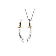 Gumush T6285 Zülfikar Kılıcı Gümüş Kolye