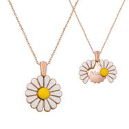 Gumush T6286 Gümüş Rose Kişiye Özel Papatya Kolye
