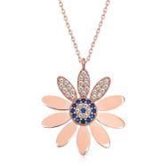Gumush T7015 Rose Nazarlı Papatya Kadın Gümüş Kolye