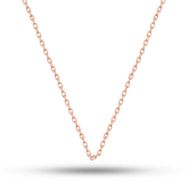 Gumush T7494 Rose 0.30 Mikron 45 cm Forse Kadın Gümüş Zincir