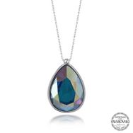 Gumush T7600 Swarovski Crystal Taşlı Damla Kadın Gümüş Kolye