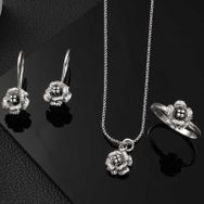 ​Gumush T8033 Gül Kadın Gümüş Set