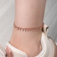 Gumush T8106 Gümüş Rose Şimşek Halhal