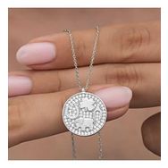Gumush T8330 Gümüş Fil Motifli Şans Kadın Kolye