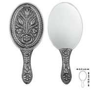 Gumush T8636 Gümüş Lale Motifli El Aynası