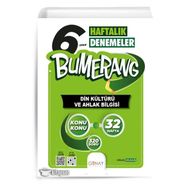 Günay Yayınları 2324 6. Sınıf Bumerang Din Kültürü ve Ahlak Bilgisi Haftalık Denemeler