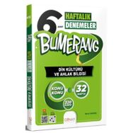 Günay Yayınları 6.Sınıf Din Kültürü ve Ahlak Bilgisi Bumerang Konu Konu Haftalık Denemeler