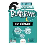 Günay Yayınları 6.Sınıf Fen Bilimleri Bumerang Konu Konu Haftalık Denemeleri