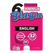 Günay Yayınları 6. Sınıf İngilizce Bla Bla Haftalık Denemeler