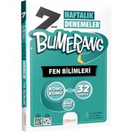 Günay Yayınları 7. Sınıf Bumerang 32 Haftalık Fen Bilimleri Denemeleri