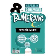 Günay Yayınları 8. Sınıf Bumerang 32 Haftalık Fen Bilimleri Denemeleri