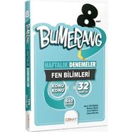 Günay Yayınları 8. Sınıf Fen Bilimleri Bumerang Konu Konu Haftalık Denemeler