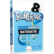 Günay Yayınları 8. Sınıf Matematik Bumerang Konu Konu Haftalık Denemeler
