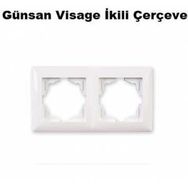 Güngünsan Visage Simple Beyaz İkili Çerçeve