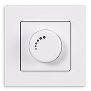 Günsan 1000 W Çerçevesiz Eqona Fildişi Dimmer