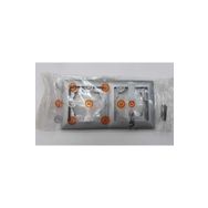 Günsan Elektrik 01281500-000141 Visage Gümüş İkili Çerçeve